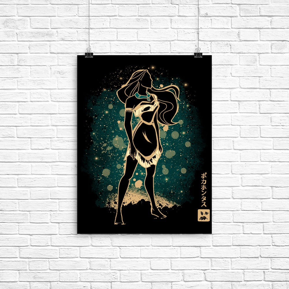 The Powhatan Princess Poster - Adult & Kids T-Shirts, Sweatshirts & Hoodies apparel design preview 1