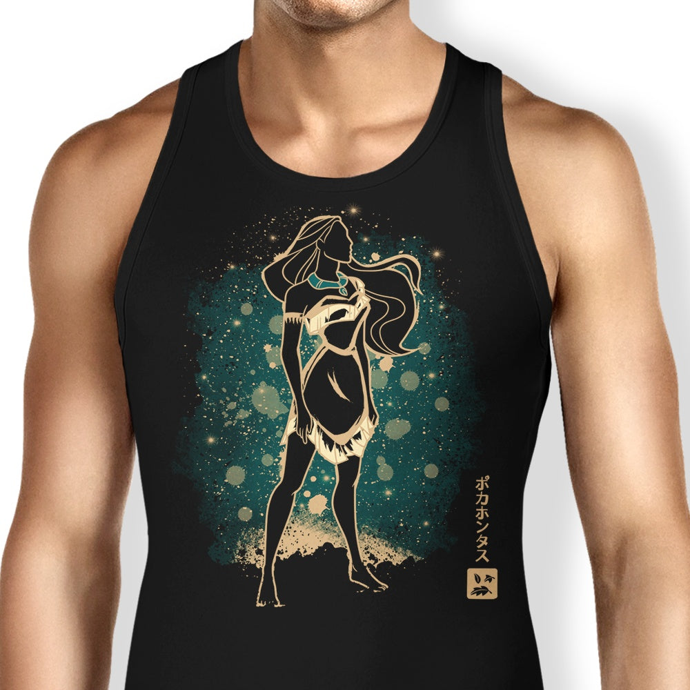The Powhatan Princess Tank Top - Adult & Kids T-Shirts, Sweatshirts & Hoodies apparel design preview 1