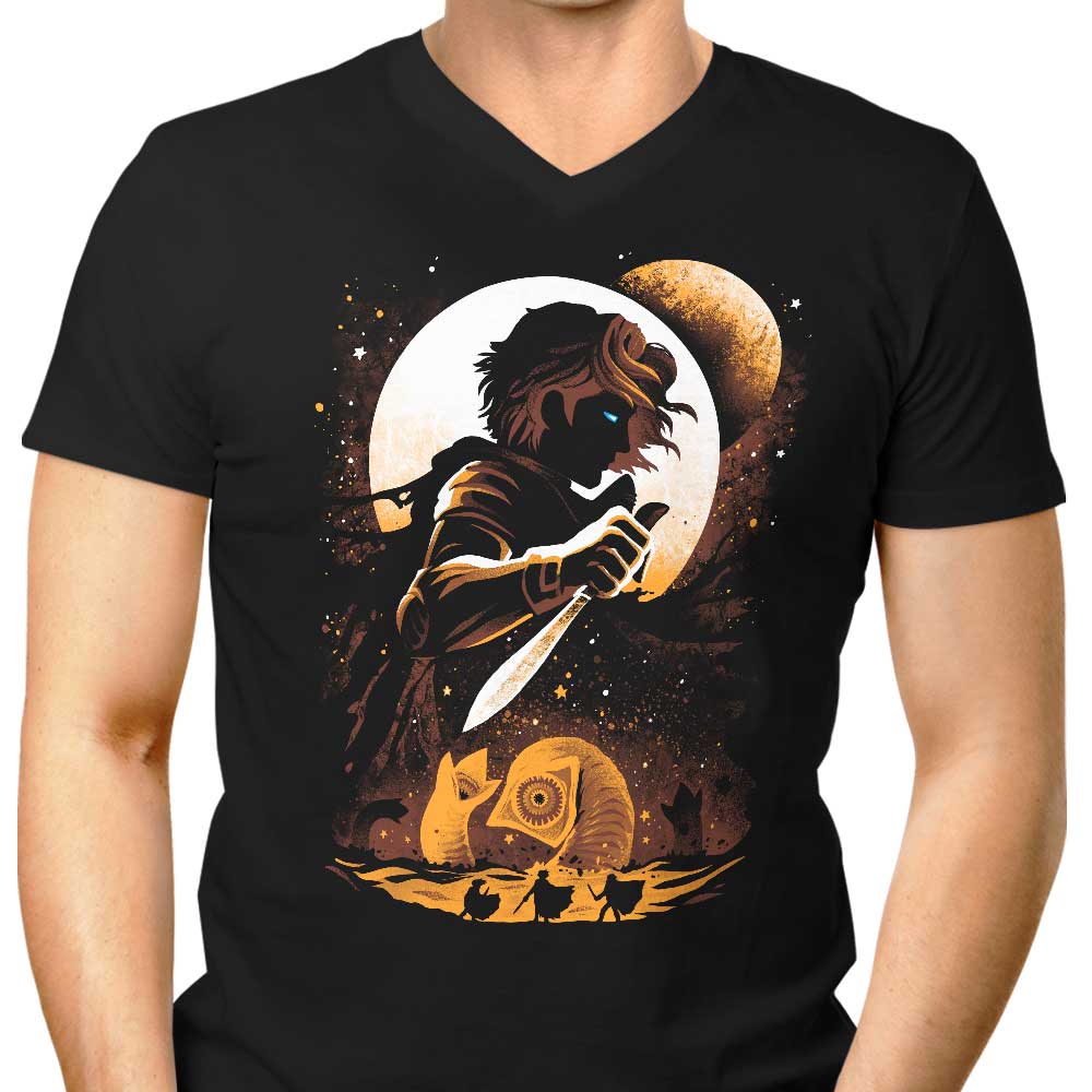 The Preacher Men's V-Neck - Adult & Kids T-Shirts, Sweatshirts & Hoodies apparel design preview 1
