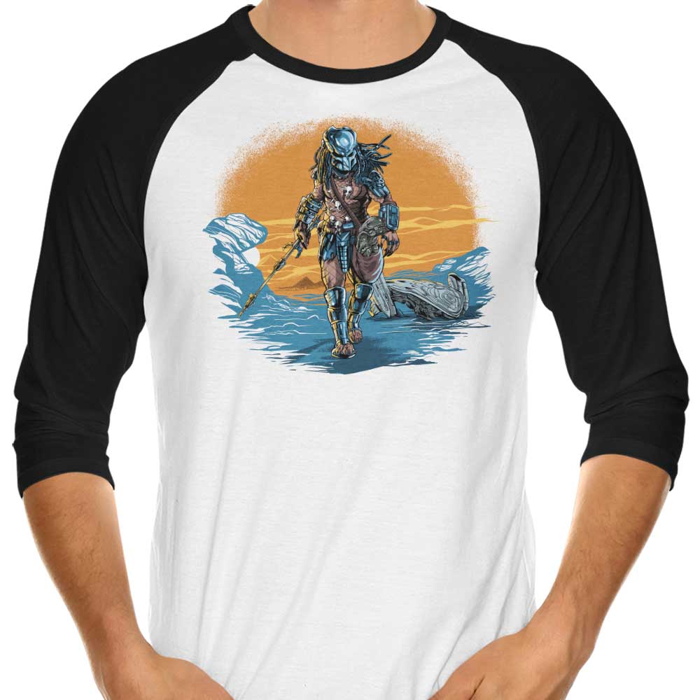 The Predalorian 3/4 Sleeve Raglan - Adult & Kids T-Shirts, Sweatshirts & Hoodies apparel design preview 1