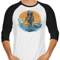 The Predalorian 3/4 Sleeve Raglan - Adult & Kids T-Shirts, Sweatshirts & Hoodies apparel design preview 1