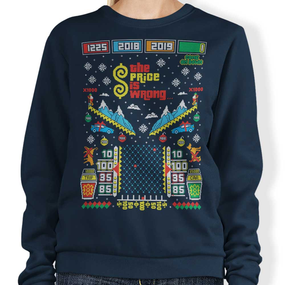 The Price is Wrong - Adult & Kids T-Shirts, Sweatshirts & Hoodies apparel design preview 1