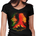The Pride Rock Women's V-Neck - Adult & Kids T-Shirts, Sweatshirts & Hoodies apparel design preview 1