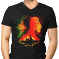 The Pride Rock Men's V-Neck - Adult & Kids T-Shirts, Sweatshirts & Hoodies apparel design preview 1