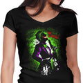 The Prince of Crime Women's V-Neck - Adult & Kids T-Shirts, Sweatshirts & Hoodies apparel design preview 1