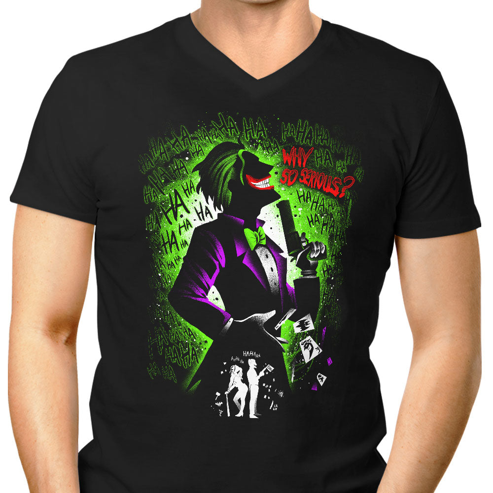 The Prince of Crime Men's V-Neck - Adult & Kids T-Shirts, Sweatshirts & Hoodies apparel design preview 1
