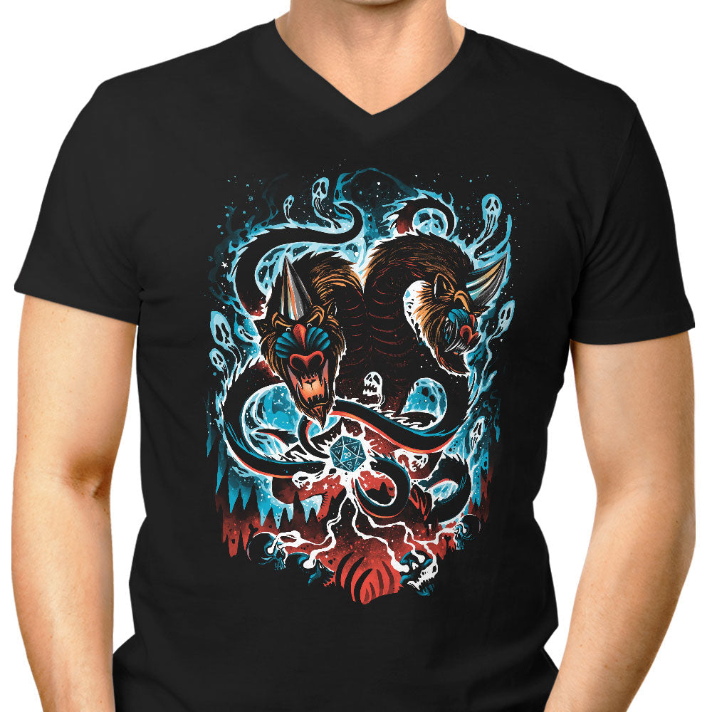 The Prince of Demons Men's V-Neck - Adult & Kids T-Shirts, Sweatshirts & Hoodies apparel design preview 1