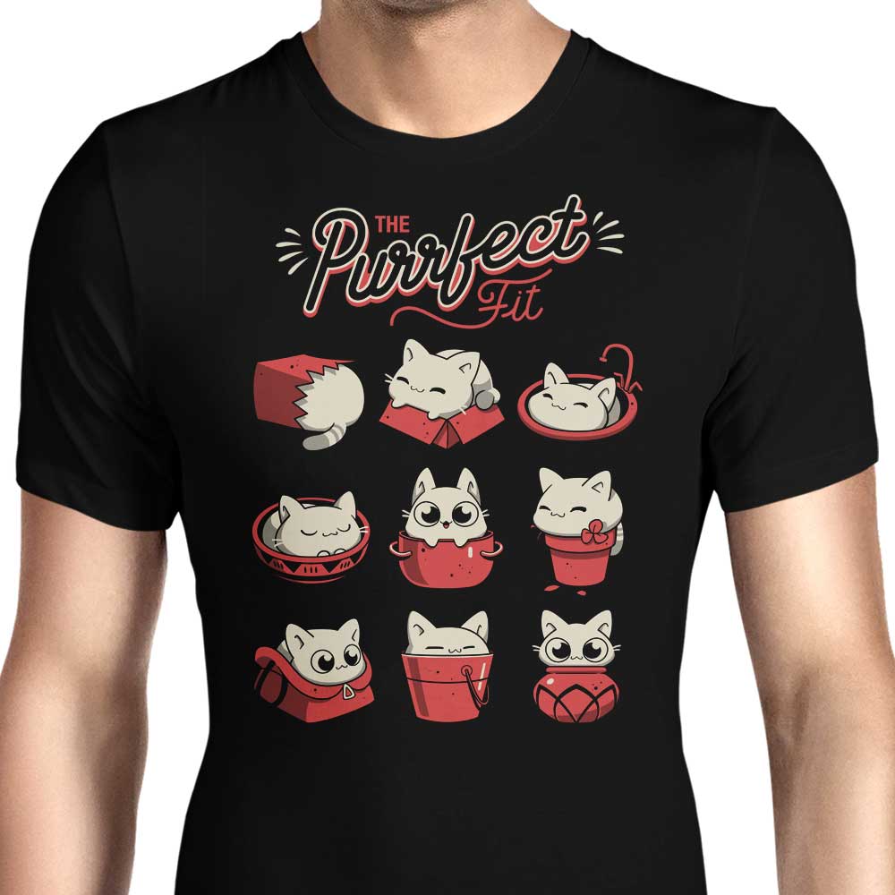 The Purrfect Fit Men's Apparel - Adult & Kids T-Shirts, Sweatshirts & Hoodies apparel design preview 1