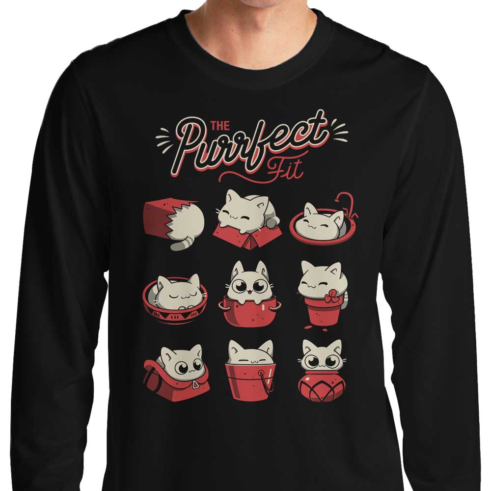 The Purrfect Fit - Adult & Kids T-Shirts, Sweatshirts & Hoodies apparel design preview 1