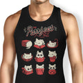 The Purrfect Fit Tank Top - Adult & Kids T-Shirts, Sweatshirts & Hoodies apparel design preview 1