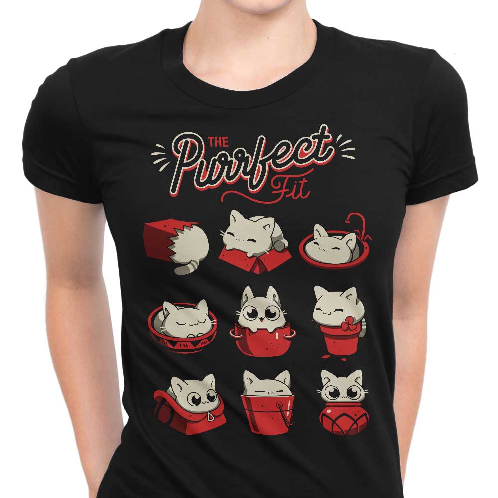 The Purrfect Fit Women's Apparel - Adult & Kids T-Shirts, Sweatshirts & Hoodies apparel design preview 1