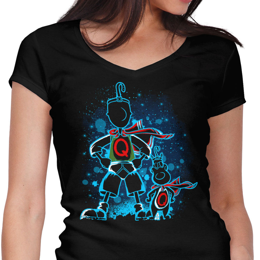 The Quail Women's V-Neck - Adult & Kids T-Shirts, Sweatshirts & Hoodies apparel design preview 1
