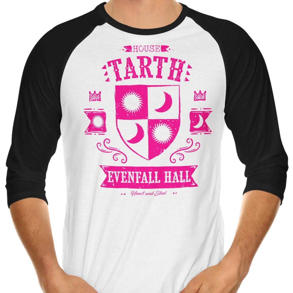 The Quartered Crest 3/4 Sleeve Raglan - Adult & Kids T-Shirts, Sweatshirts & Hoodies apparel design preview 1