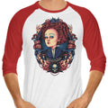 The Queen in Red 3/4 Sleeve Raglan - Adult & Kids T-Shirts, Sweatshirts & Hoodies apparel design preview 1