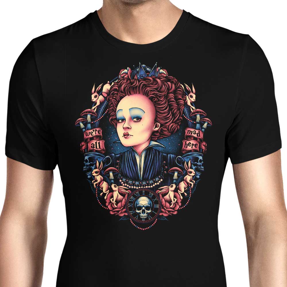 The Queen in Red Men's Apparel - Adult & Kids T-Shirts, Sweatshirts & Hoodies apparel design preview 1