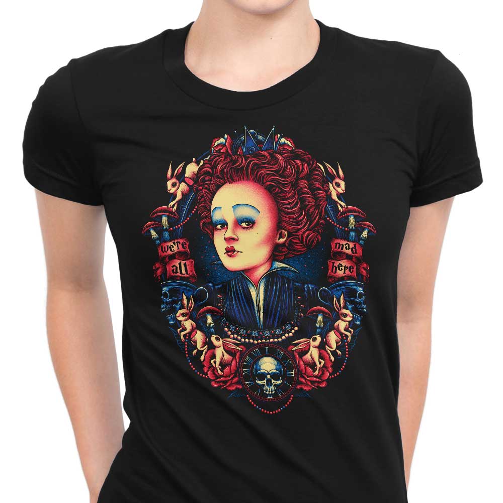 The Queen in Red Women's Apparel - Adult & Kids T-Shirts, Sweatshirts & Hoodies apparel design preview 1