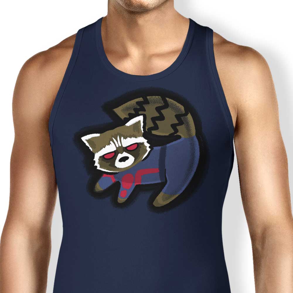 The Raccoon King Tank Top - Adult & Kids T-Shirts, Sweatshirts & Hoodies apparel design preview 1