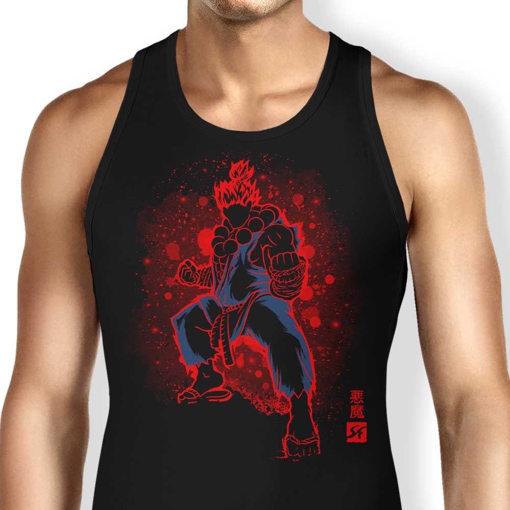 The Raging Demon Tank Top - Adult & Kids T-Shirts, Sweatshirts & Hoodies apparel design preview 1