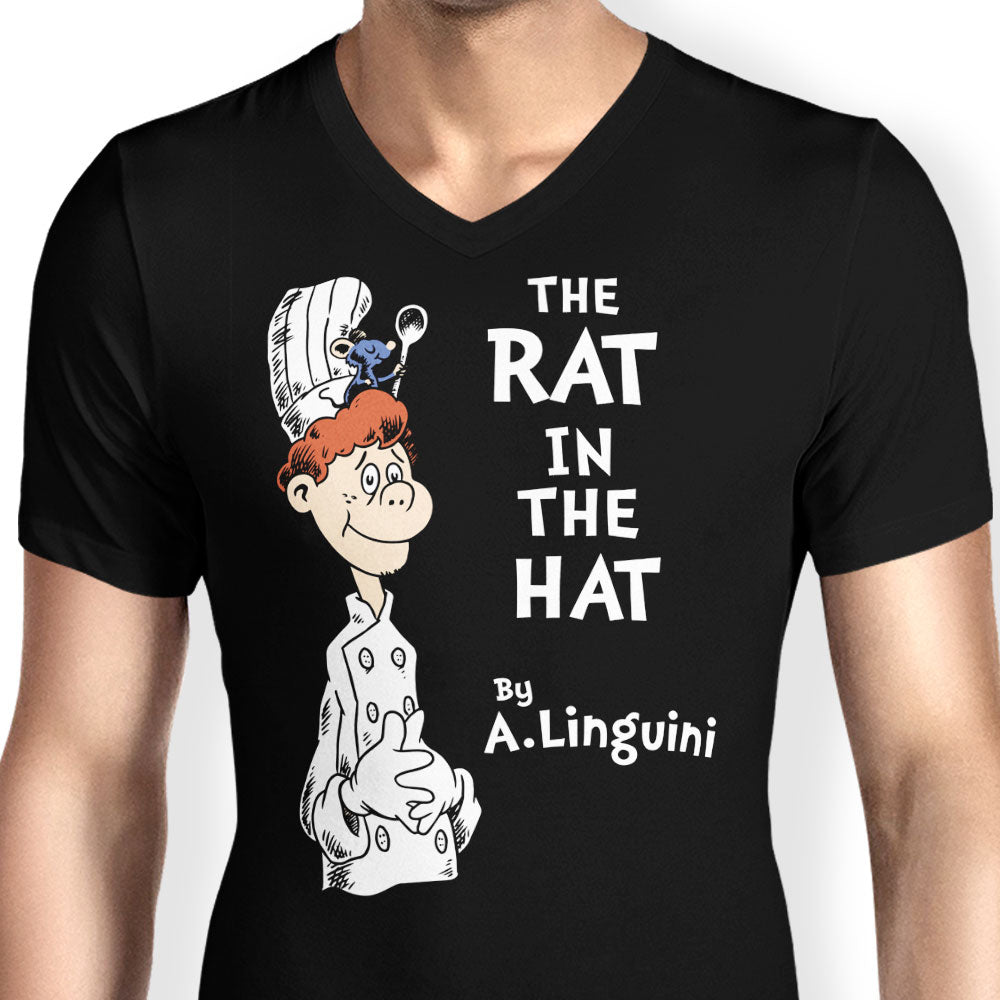 The Rat in Hat Men's V-Neck - Adult & Kids T-Shirts, Sweatshirts & Hoodies apparel design preview 2