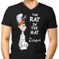 The Rat in Hat Men's V-Neck - Adult & Kids T-Shirts, Sweatshirts & Hoodies apparel design preview 1