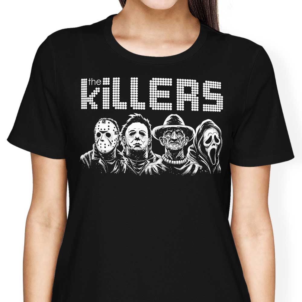 The Real Killers Women's Apparel - Adult & Kids T-Shirts, Sweatshirts & Hoodies apparel design preview 1