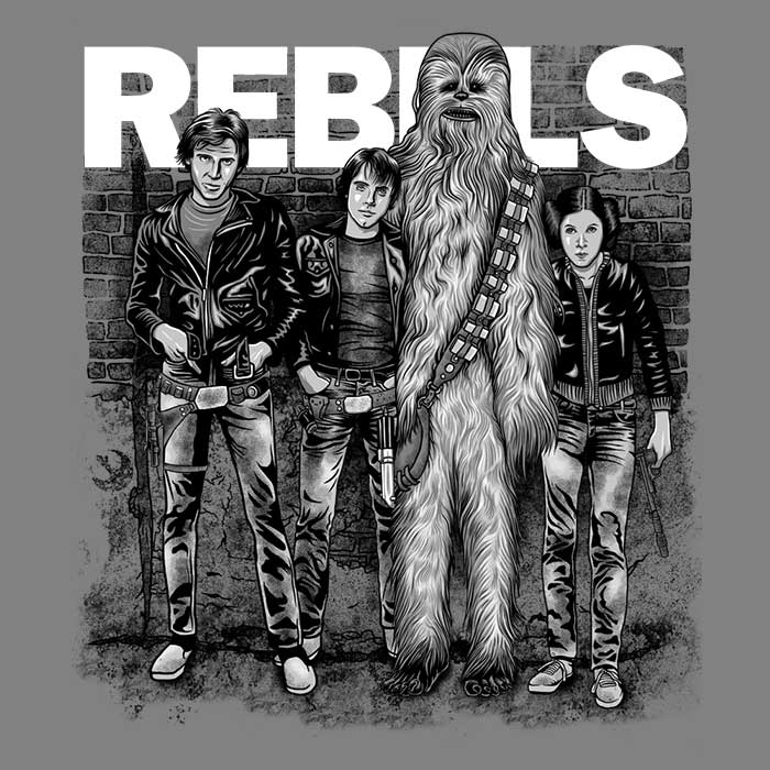 The Rebels Tank Top - Adult & Kids T-Shirts, Sweatshirts & Hoodies apparel design preview 2