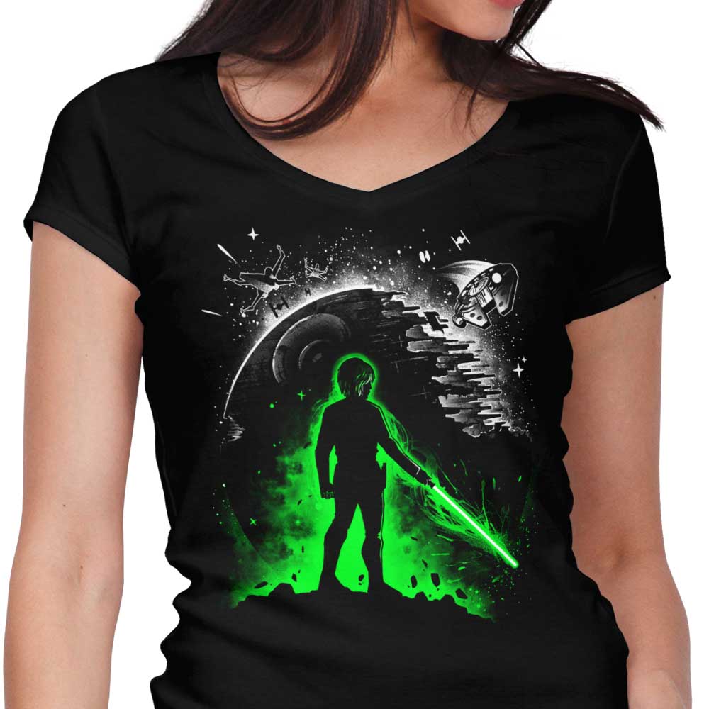 The Return of Hope Women's V-Neck - Adult & Kids T-Shirts, Sweatshirts & Hoodies apparel design preview 1