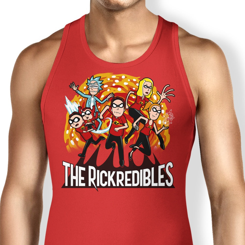The Rickredibles Tank Top - Adult & Kids T-Shirts, Sweatshirts & Hoodies apparel design preview 1