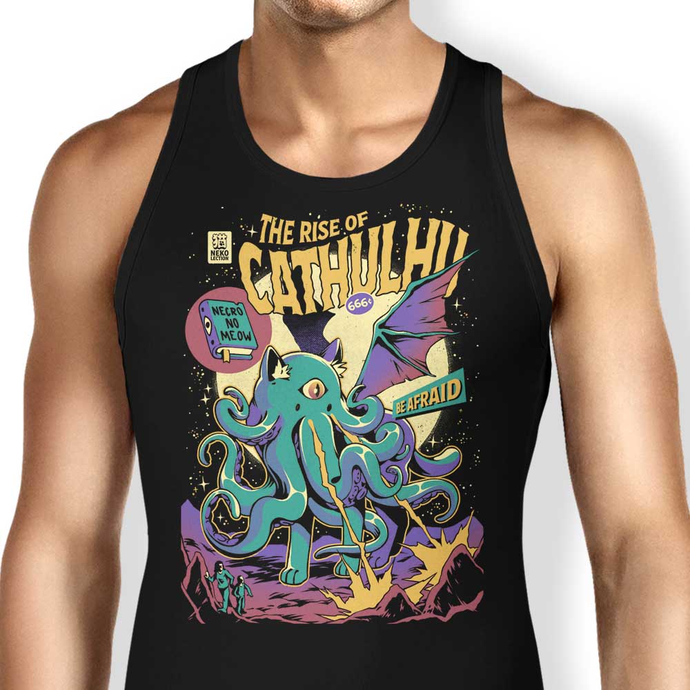 The Rise of Cathulhu Tank Top - Adult & Kids T-Shirts, Sweatshirts & Hoodies apparel design preview 1