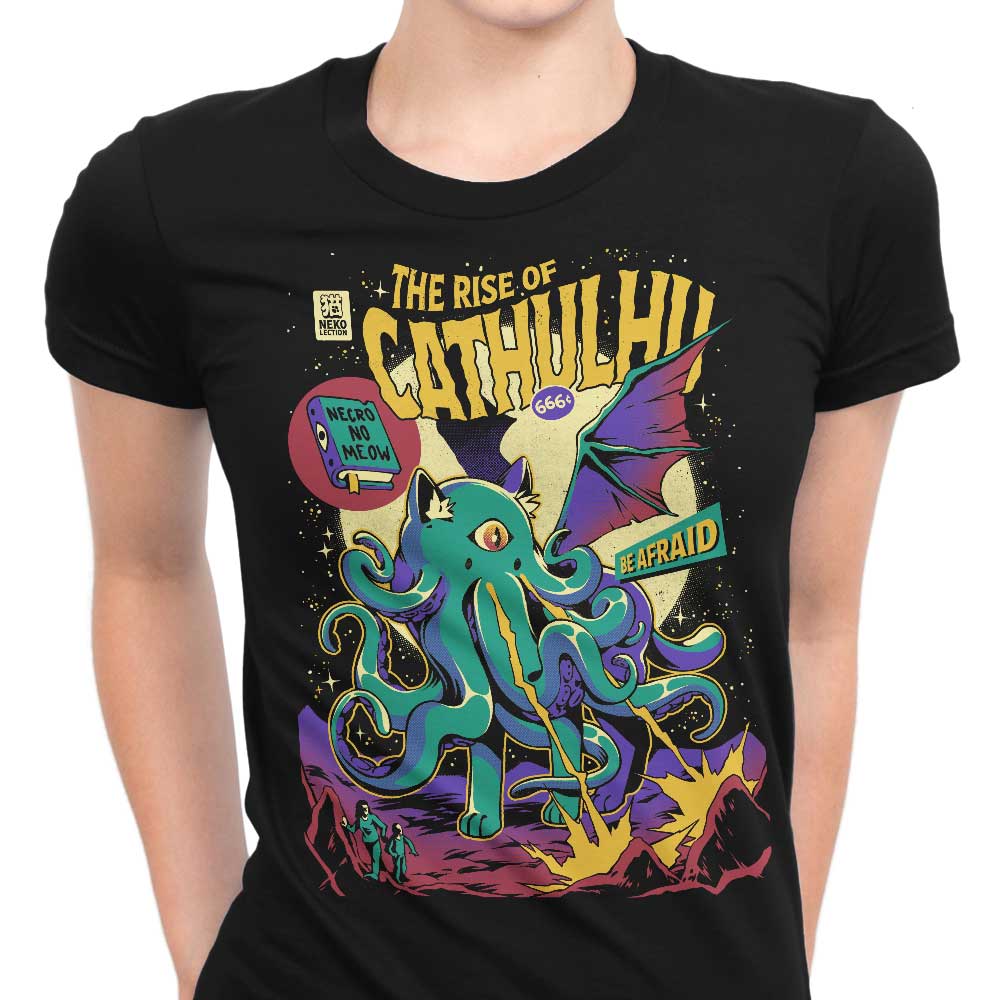 The Rise of Cathulhu Women's Apparel - Adult & Kids T-Shirts, Sweatshirts & Hoodies apparel design preview 1