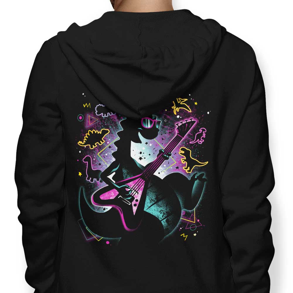 The Rocking Dinosaur - Adult & Kids T-Shirts, Sweatshirts & Hoodies apparel design preview 1