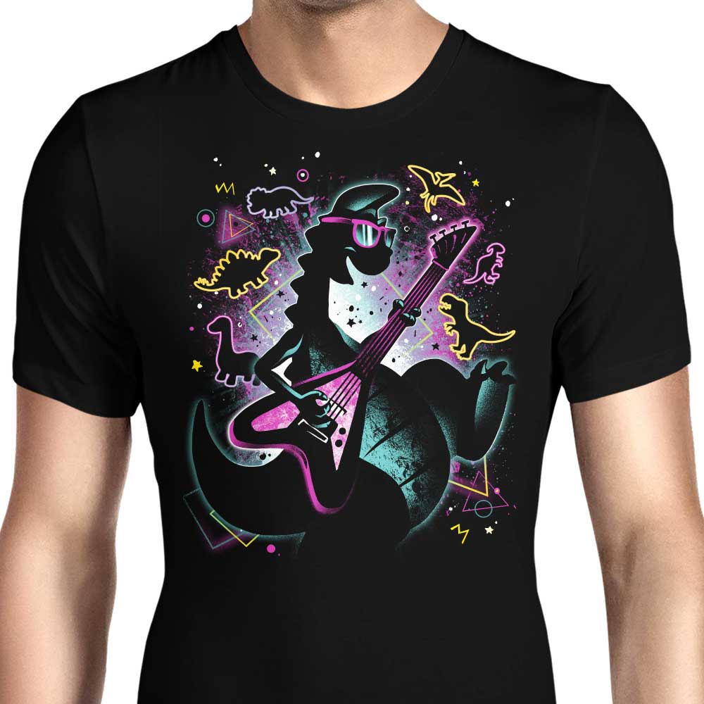 The Rocking Dinosaur Men's Apparel - Adult & Kids T-Shirts, Sweatshirts & Hoodies apparel design preview 1