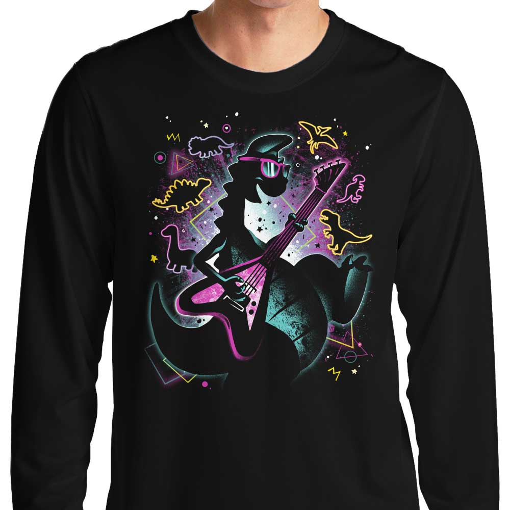 The Rocking Dinosaur - Adult & Kids T-Shirts, Sweatshirts & Hoodies apparel design preview 1