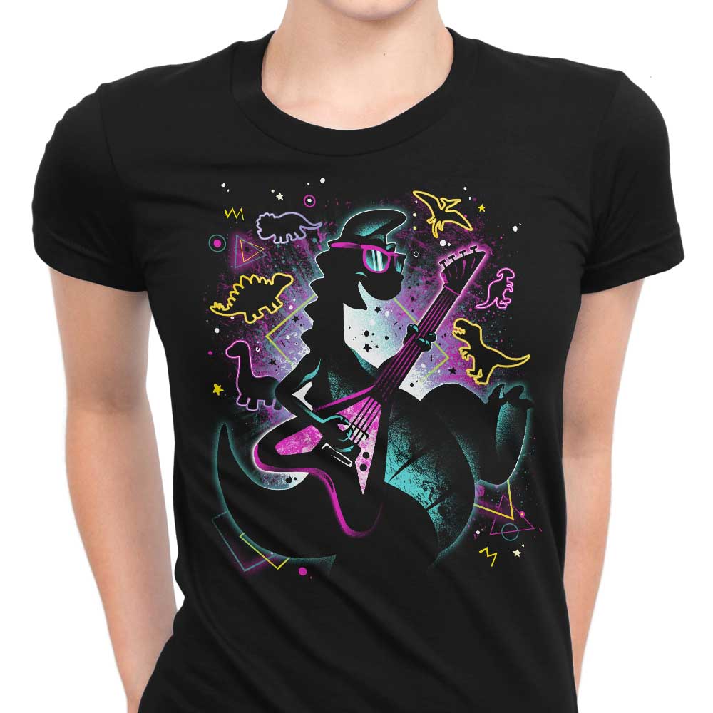 The Rocking Dinosaur Women's Apparel - Adult & Kids T-Shirts, Sweatshirts & Hoodies apparel design preview 1