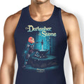 The Saber in Stone Tank Top - Adult & Kids T-Shirts, Sweatshirts & Hoodies apparel design preview 1