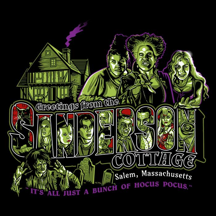 The Sanderson Cottage Women's Apparel - Adult & Kids T-Shirts, Sweatshirts & Hoodies apparel design preview 2
