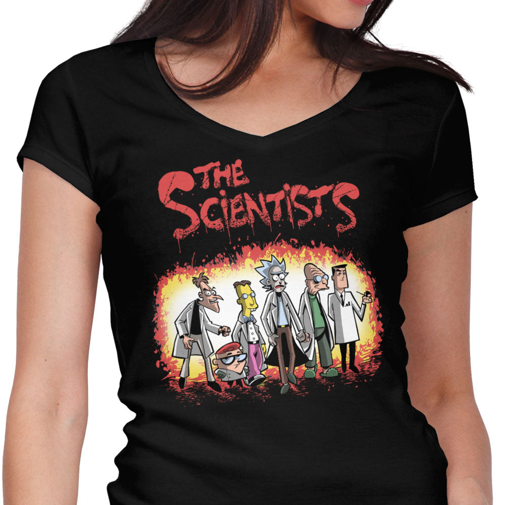The Scientists Women's V-Neck - Adult & Kids T-Shirts, Sweatshirts & Hoodies apparel design preview 1