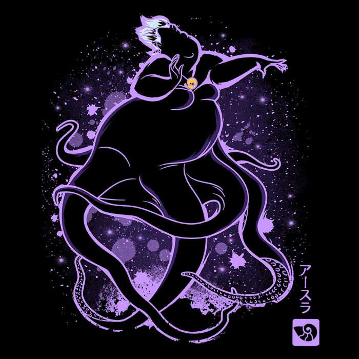The Sea Witch - Adult & Kids T-Shirts, Sweatshirts & Hoodies apparel design preview 2