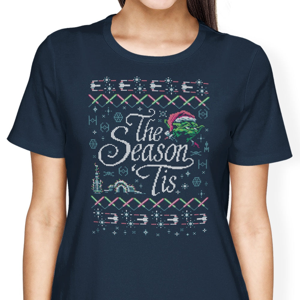 The Season 'Tis Women's Apparel - Adult & Kids T-Shirts, Sweatshirts & Hoodies apparel design preview 2