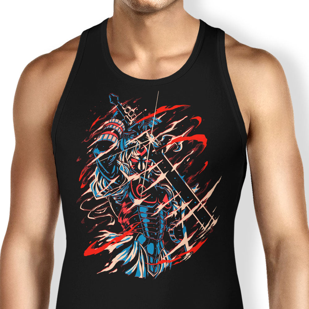 The Shadow of Defeat Tank Top - Adult & Kids T-Shirts, Sweatshirts & Hoodies apparel design preview 1