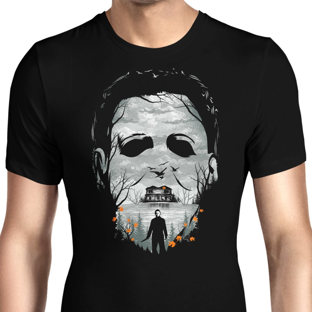 The Shape of Halloween Men's Apparel - Adult & Kids T-Shirts, Sweatshirts & Hoodies apparel design preview 1