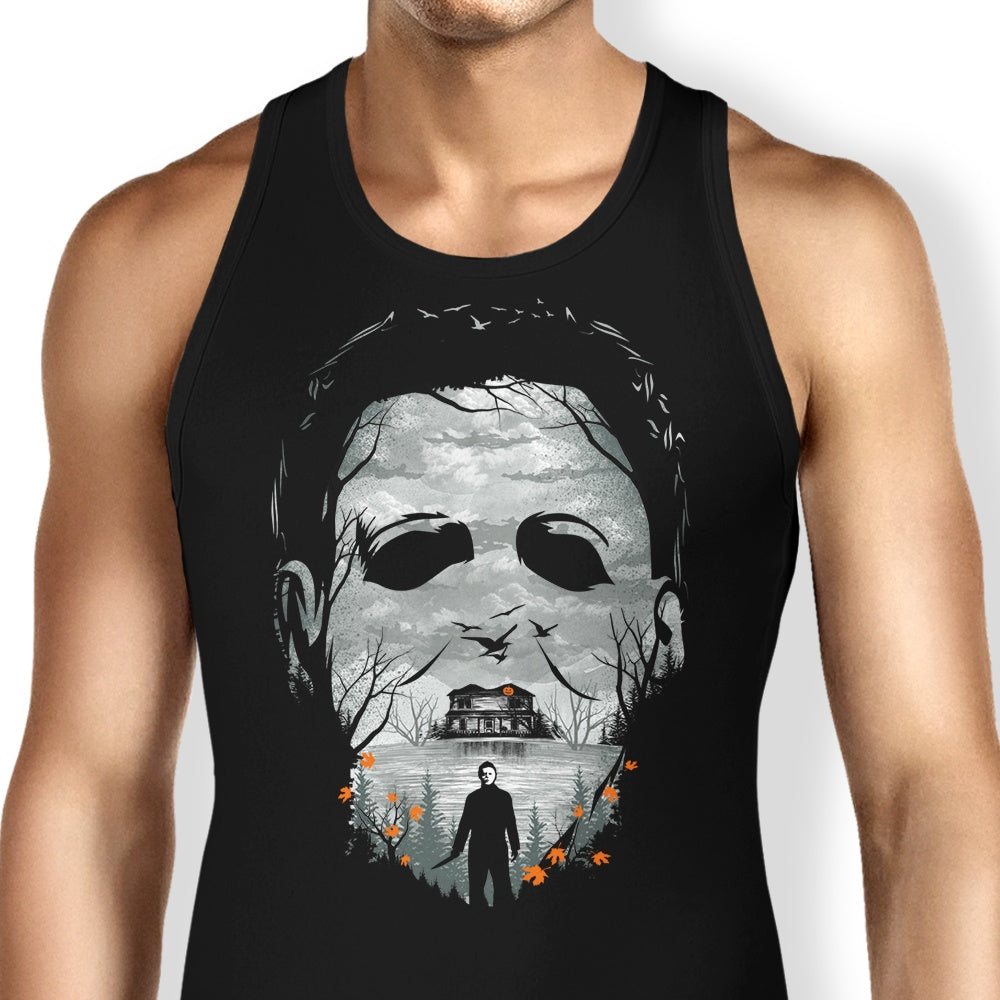 The Shape of Halloween Tank Top - Adult & Kids T-Shirts, Sweatshirts & Hoodies apparel design preview 1