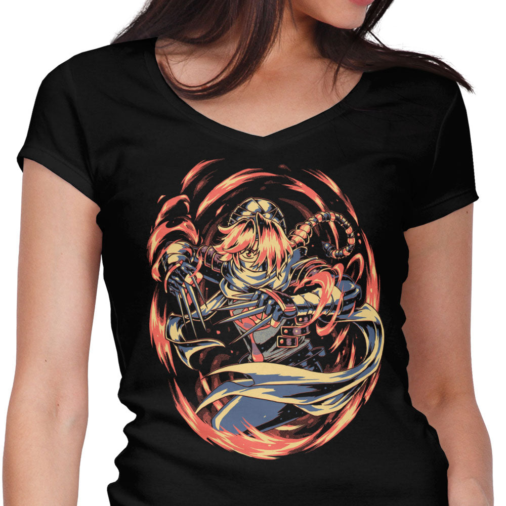 The Silence Women's V-Neck - Adult & Kids T-Shirts, Sweatshirts & Hoodies apparel design preview 1