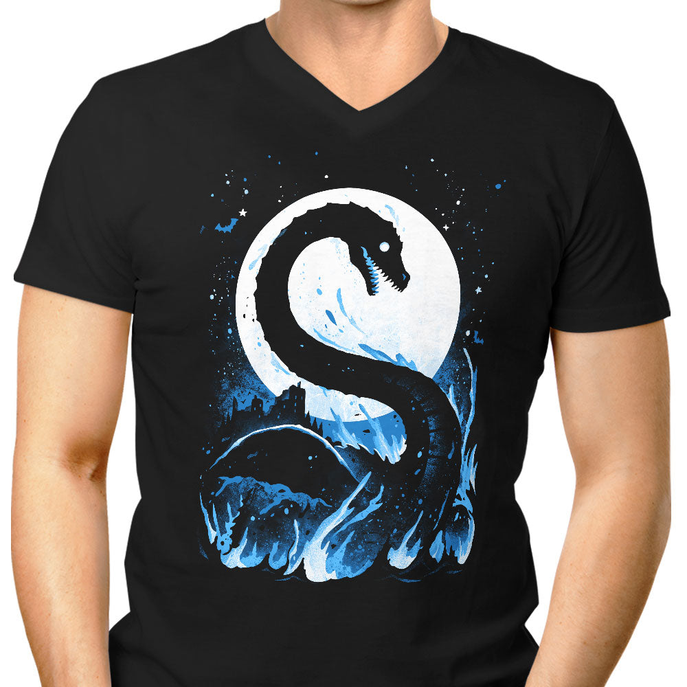 The Silent Wave Men's V-Neck - Adult & Kids T-Shirts, Sweatshirts & Hoodies apparel design preview 1