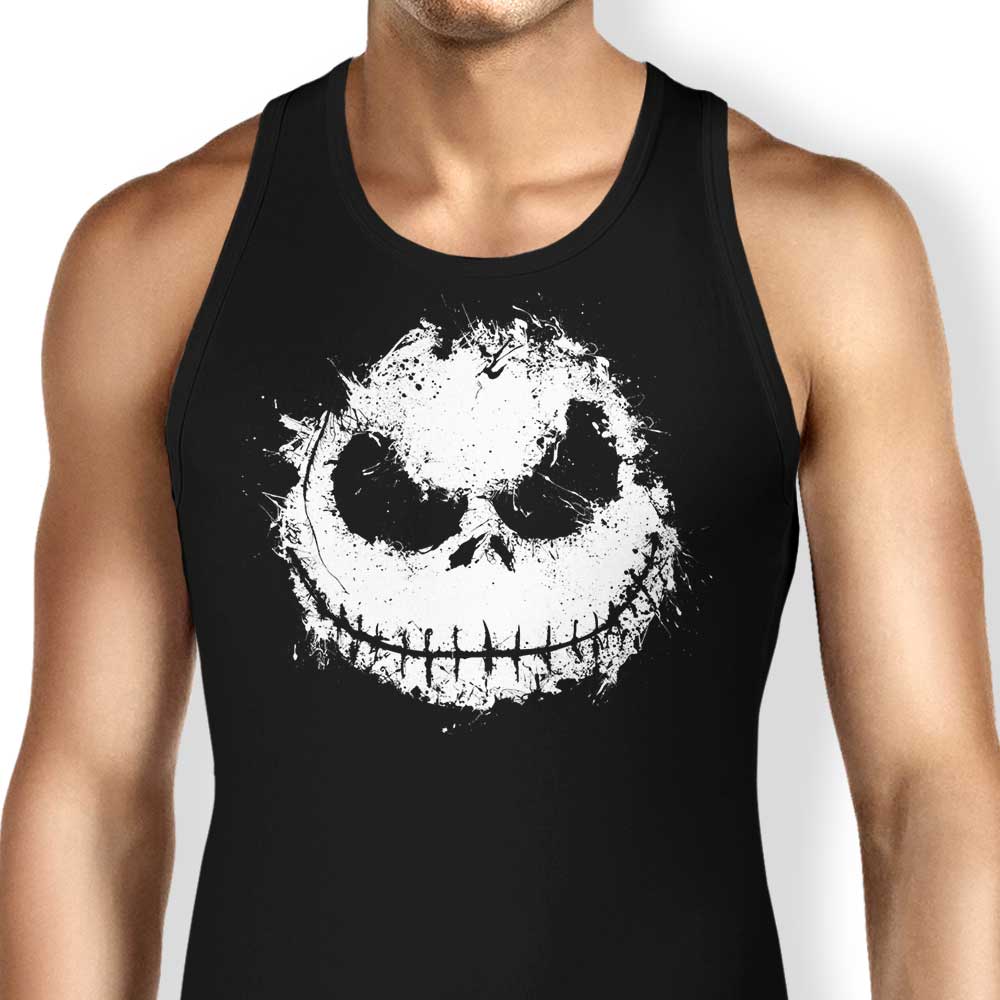 The Skeleton Grin Tank Top - Adult & Kids T-Shirts, Sweatshirts & Hoodies apparel design preview 1