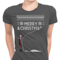 The Skeleton Who Stole Christmas Women's Apparel - Adult & Kids T-Shirts, Sweatshirts & Hoodies apparel design preview 1