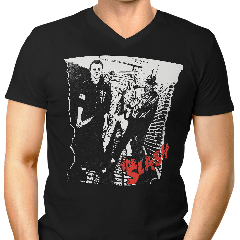 The Slash Men's V-Neck - Adult & Kids T-Shirts, Sweatshirts & Hoodies apparel design preview 1