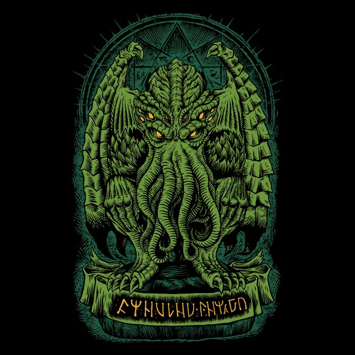 The Sleeper of R'lyeh - Adult & Kids T-Shirts, Sweatshirts & Hoodies apparel design preview 2