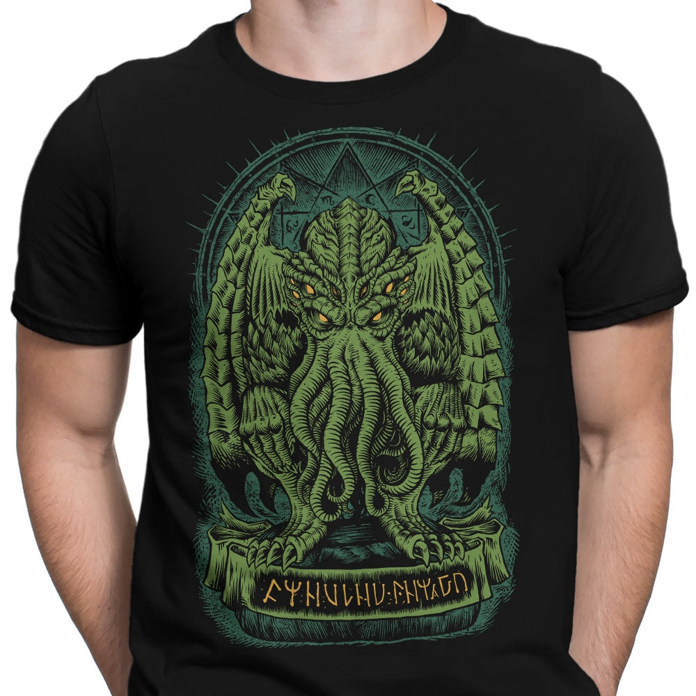The Sleeper of R'lyeh Men's Apparel - Adult & Kids T-Shirts, Sweatshirts & Hoodies apparel design preview 2