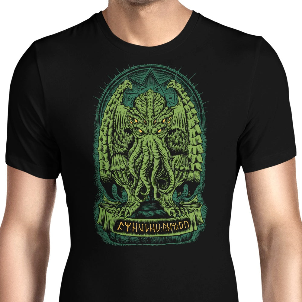The Sleeper of R'lyeh Men's Apparel - Adult & Kids T-Shirts, Sweatshirts & Hoodies apparel design preview 1